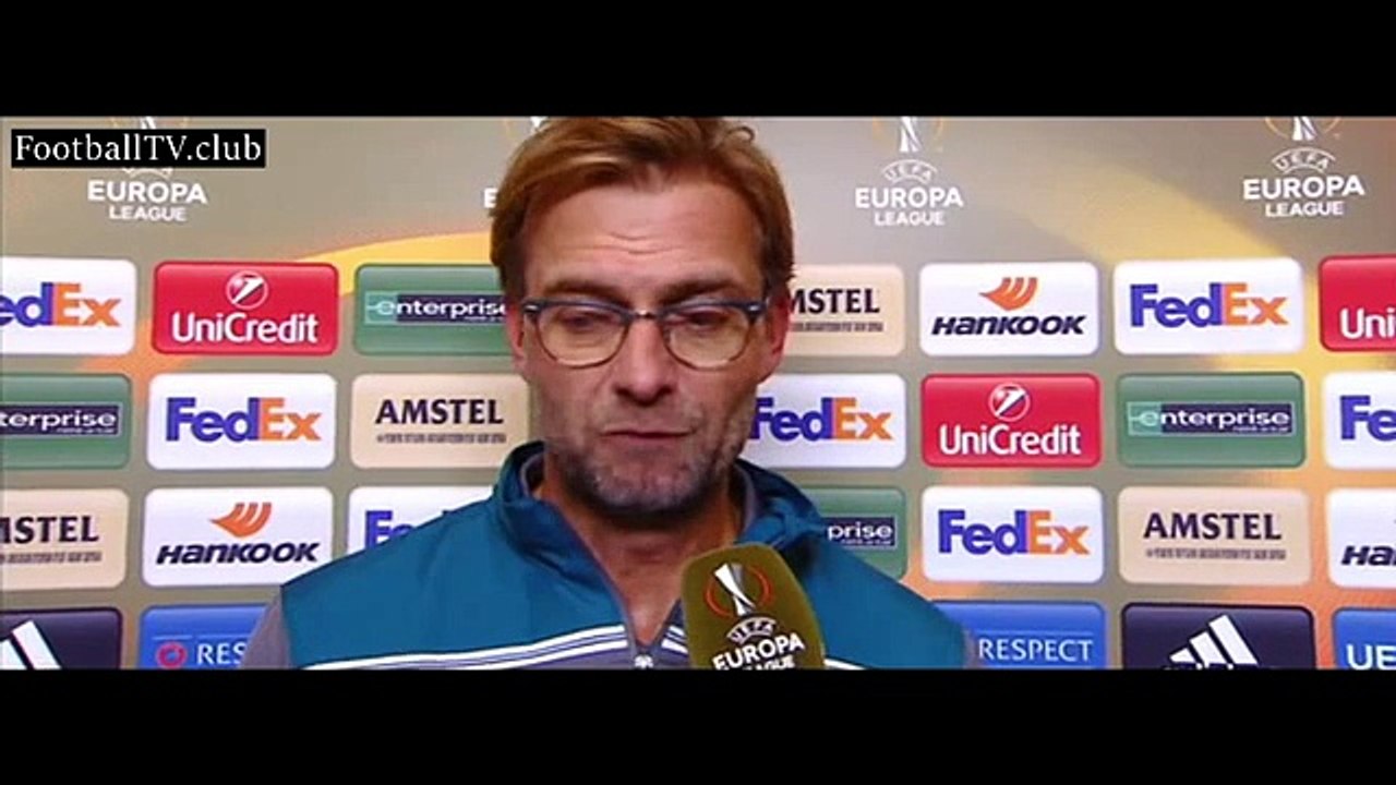 Rubin Kazan vs Liverpool 0 - 1 - Jurgen Klopp post-match interview