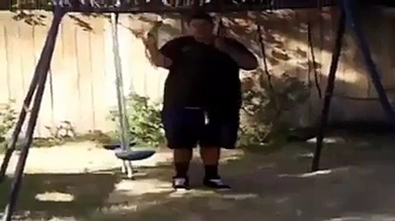 Fat Guy Funny Falling HaHaHa