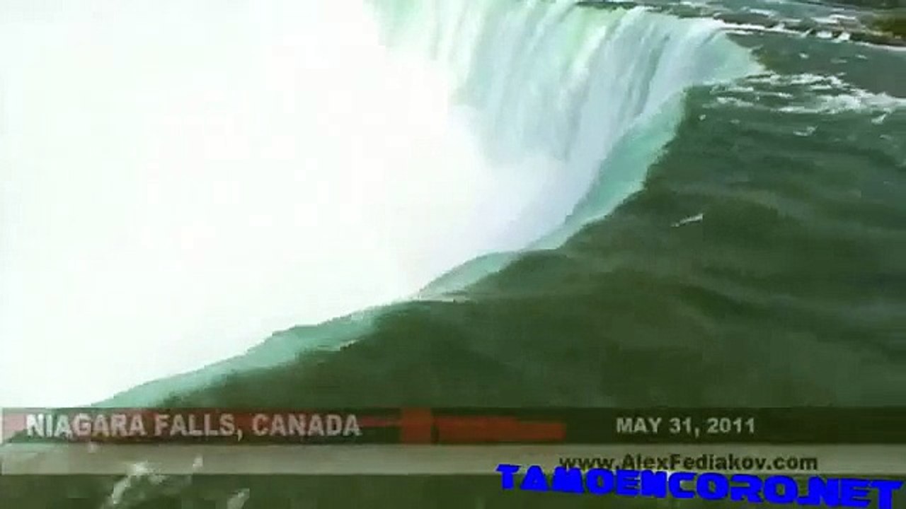 Mira que graban unos turistas en las Cataratas del Niagra