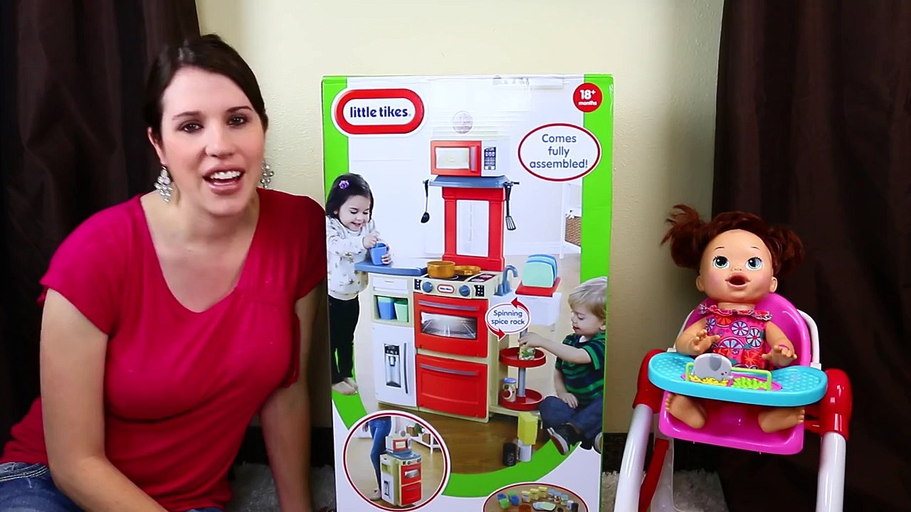 Little Tikes Cook N Store Play Kitchen With Bab...