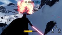 Star Wars Battlefront Beta Funny Moments - Darth Vader vs. Luke Skywalker!
