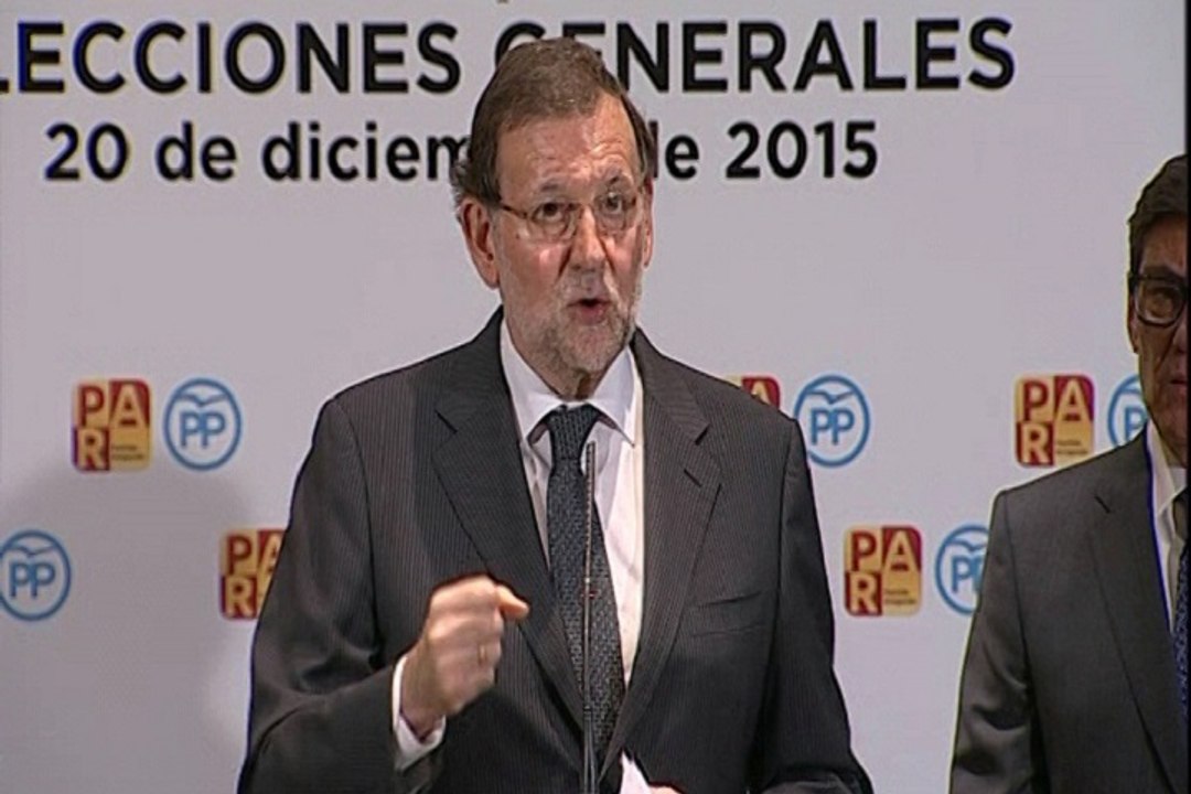Rajoy: "No juguemos con las cosas del comer"