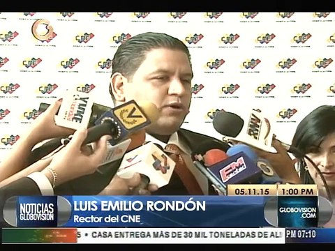 Rondón: Cancilleres de Unasur deben coordinar sus misiones de acompañamiento