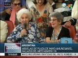 Argentina: abuelas de Plaza de Mayo hallan al nieto número 118