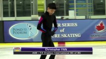 Christopher Fan - 2016 Skate Canada BC/YK Sectional Championships