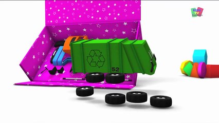 caixa de brinquedos caminhão de lixo