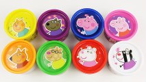 Peppa Pig Play Doh Cans Surprise Eggs With Peppa Pig Toys