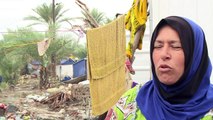 Irak: pluies à Bagdad, les déplacés embourbés dans des camps
