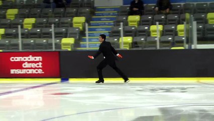 Benjamin Mangabat - Novice Men Short - 2016 Skate Canada BC/YK Sectional Championships