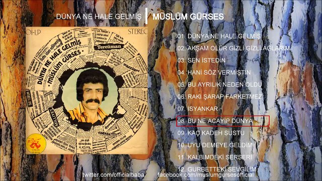 Bu Ne Acayip Dünya (Müslüm Gürses) Official Audio #buneacayipdünya #müslümgürses