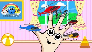 The Finger Family 3D Helicopter Family | Nursery Rhyme | 3D Surprise Eggs Animation Nurser