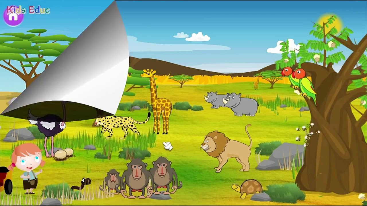 Learn About Wild Animals, Animal Sounds, Fun and Educational Videos for Kids