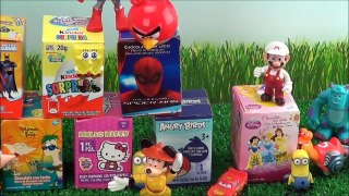 14 EPIC Kinder Surprise Eggs CRAZY UNPACKING! (part 2) Disney Princess, Spiderman & Sponge