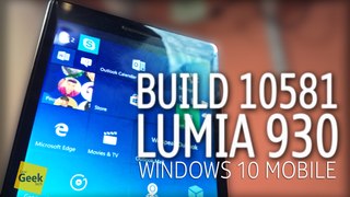 Windows 10 Mobile Build 10581 no Lumia 930 - Desempenho e Cortana