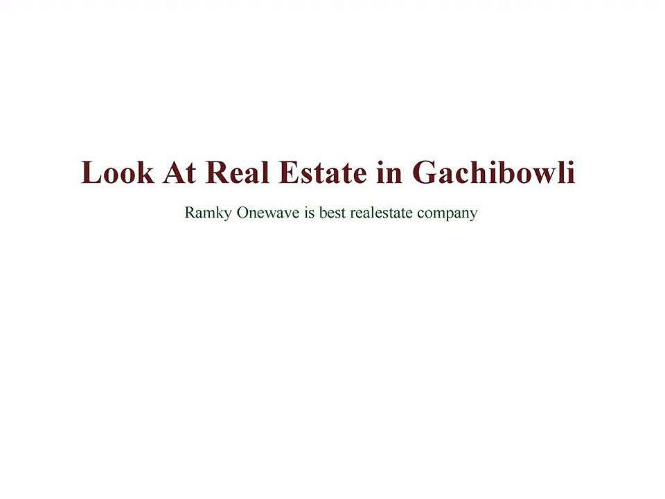 Gated community Flats for sale in Gchibowli