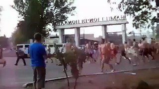 Shooting to the crowd of people in Russia