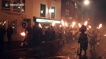 Huge effigy of Jeremy Clarkson paraded through UK town for Bonfire Night