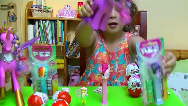 MLP Kinder Surprise eggs and PEZ Candy Dispenser My Little Pony: Twilight Sparkle, Pinkie