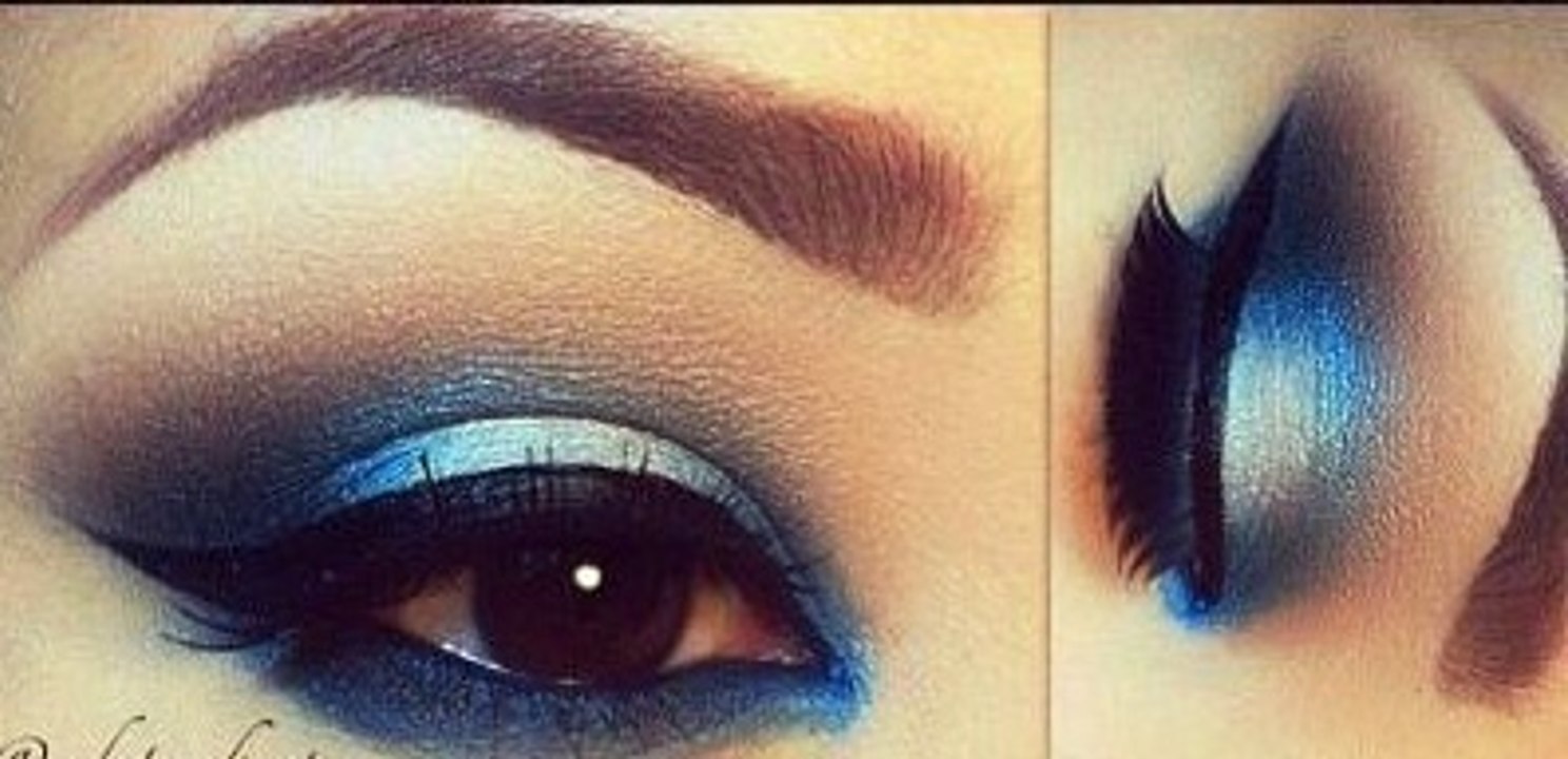 Blue Gray Smokey Eye Tutorial