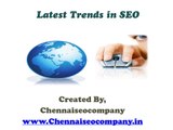 Latest Trends in SEO