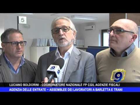 Agenzia delle Entrate, assemblee dei lavoratori a Barletta e Trani