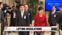 President Park calls for eased business restrictions