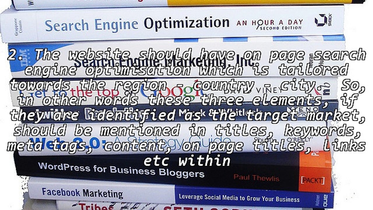 Targeted Local Search Engine Optimisation