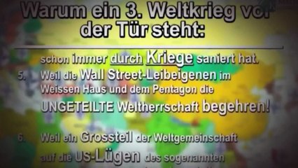 Warum ein 3. Weltkrieg vor der Tür steht