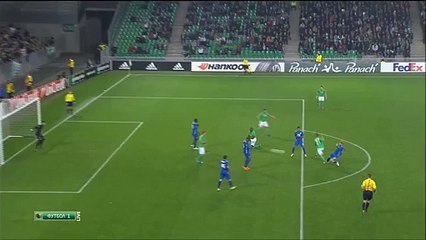 Romain Hamouma Goal AS Saint-Étienne 3-0 Dnipro