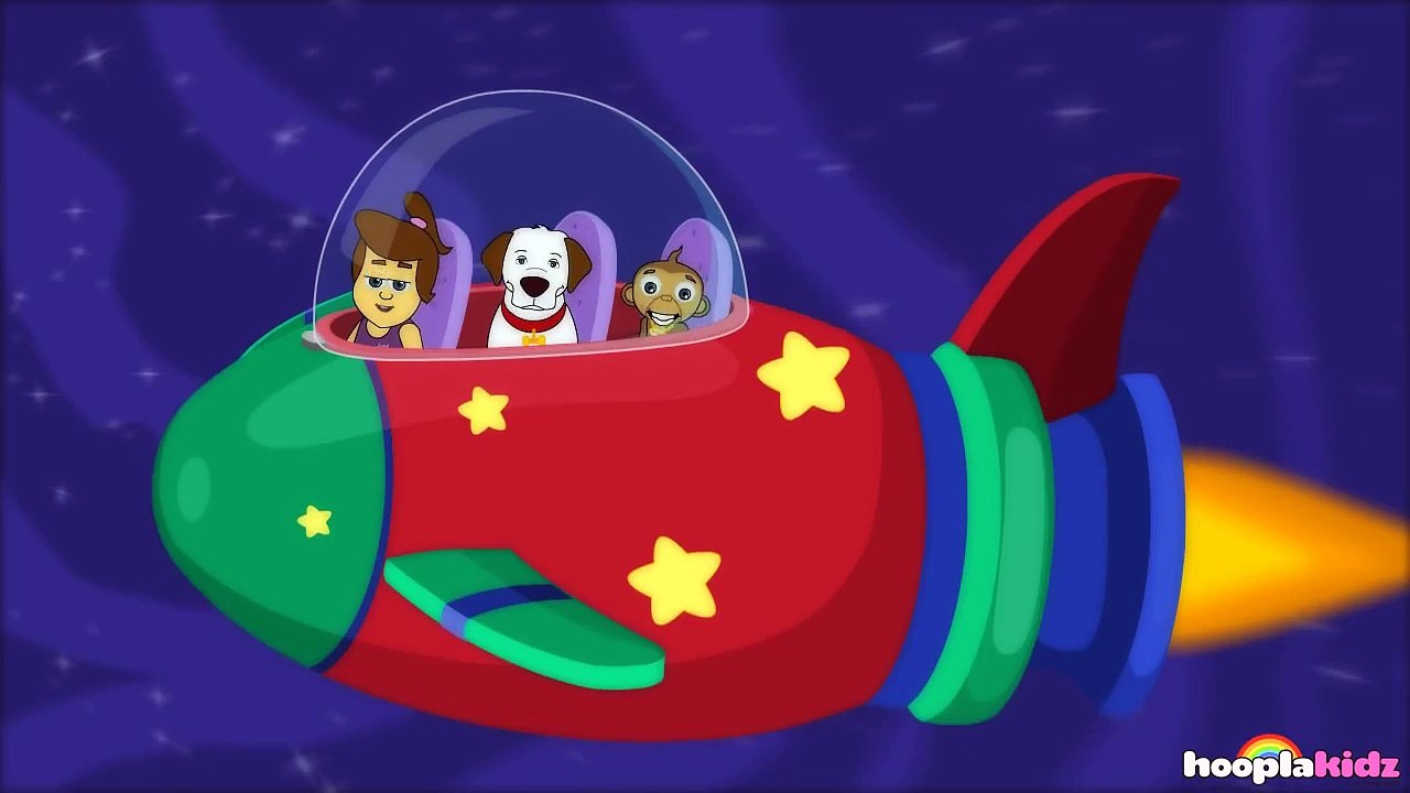 Zoom Zoom Zoom, Were Going to the Moon | Nursery Rhymes by Hooplakidz