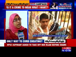 Rajasthan police asks girl to remove Hijab