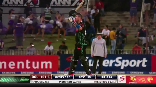 Kevin Pietersen 115 (66) vs Lions | Ram Slam T20 Challenge 2015