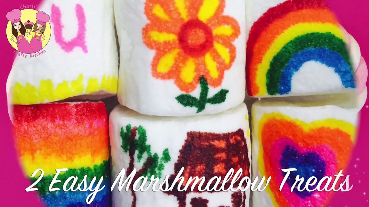 MARSHMALLOW PARTY TREATS 2 easy peasy party ideas by Charlis Crafty Kitchen kids how to b