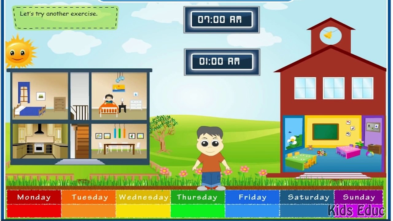 Learn to Tell Time, How to Read the Time on a Clock, Tick Tock Time Educational Game