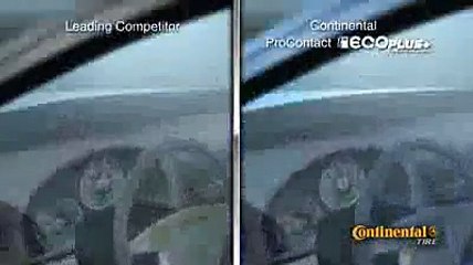 Continental ProContact with EcoPlus Technology offers better braking