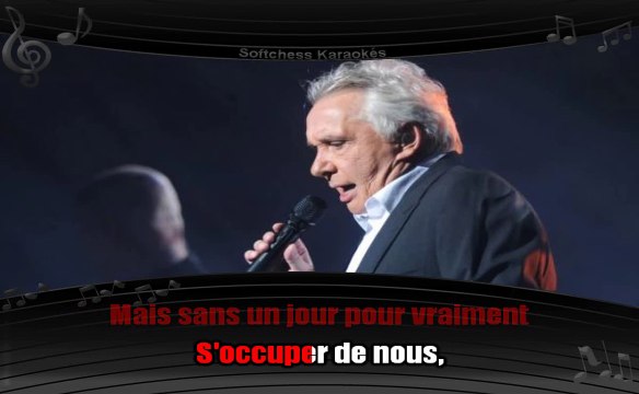 Michel Sardou - Les vieux mariés (live 2013, karaoké réalisé par Softchess)