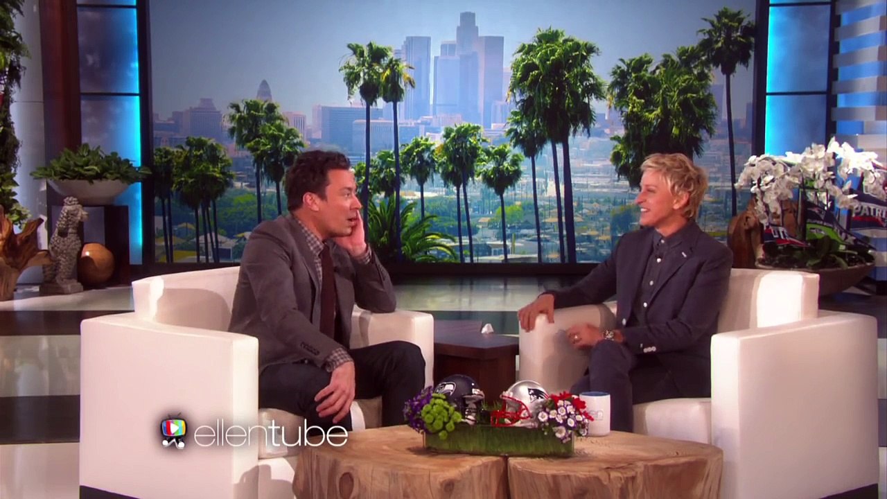 Ellen Scares Jimmy Fallon