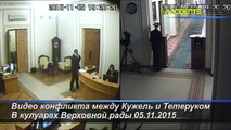Видео с камер наблюдения конфликта между Кужель и Тетеруком