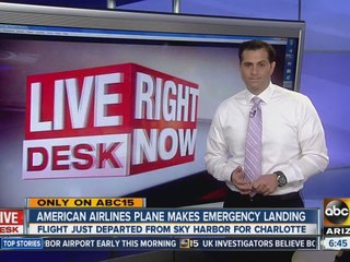 American Airlines plane makes emergency landing in Phoenix