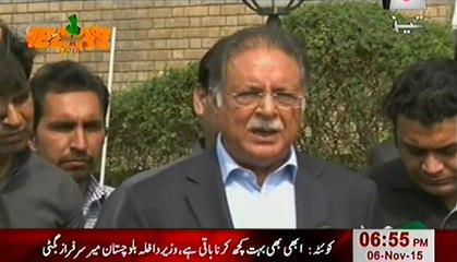 Pervez Rashid on Reham Khan Divorce Tezabi Totay 2015