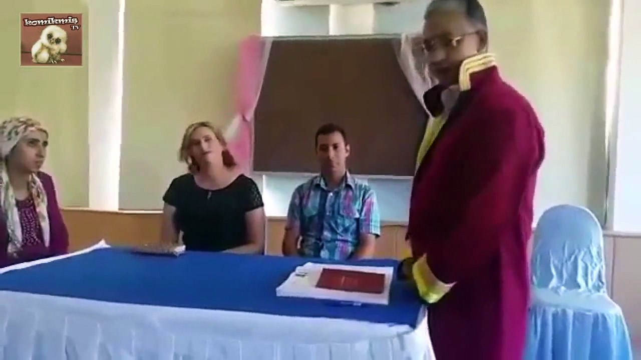 Damat 'Hayır' dedi, nikah memuru töreni terketti :)