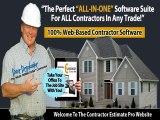 Web-based Contractor Software