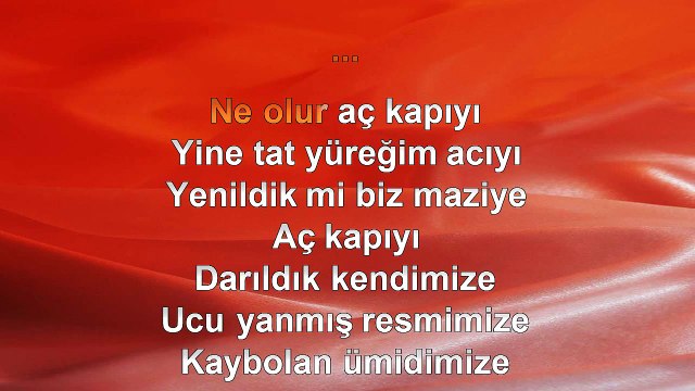 Sertab Erener - Yanarım - 1999 TÜRKÇE KARAOKE