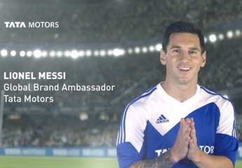 Lionel Messi and Tata Motors #Amodeofgreatpartnership