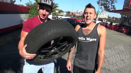 Stealing Car Tires Prank!!