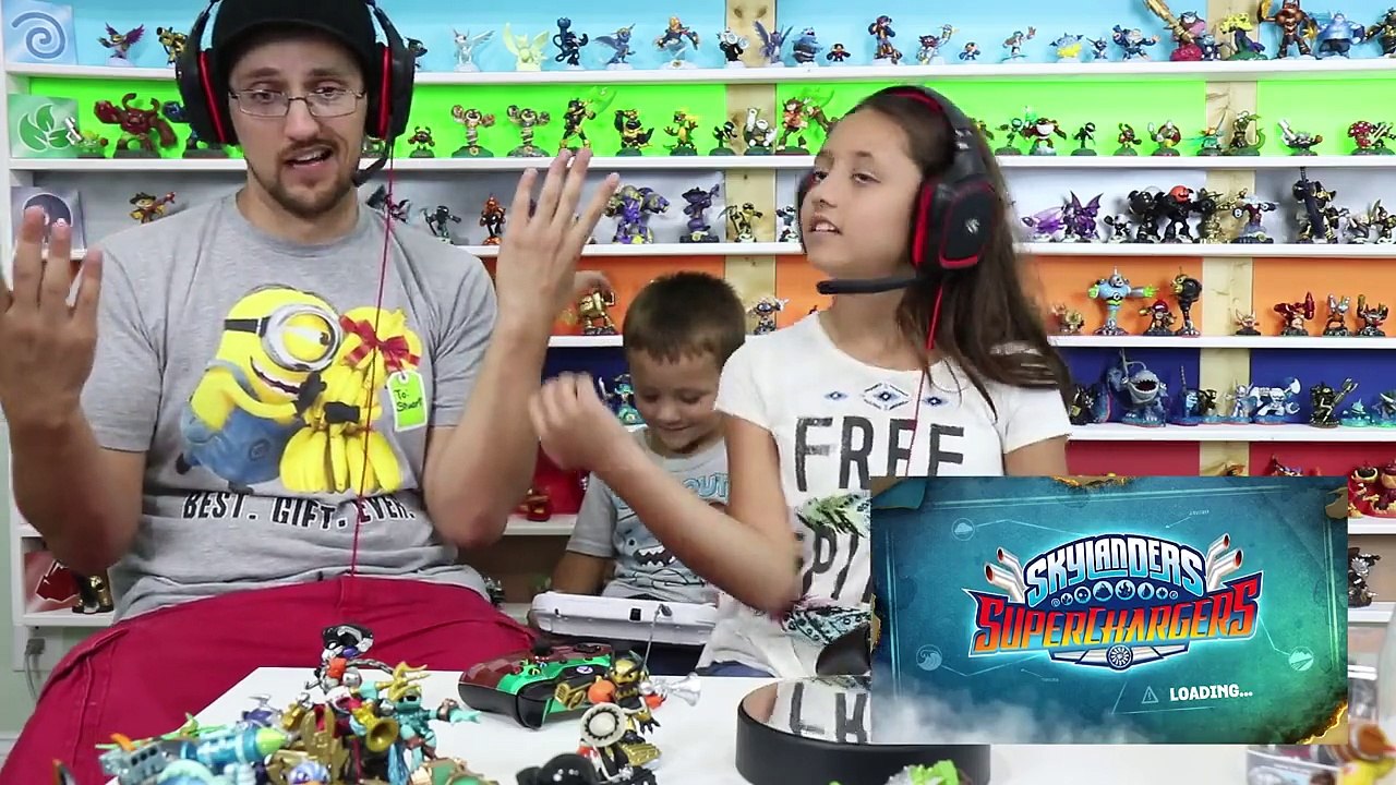 Lets Play SKYLANDERS SUPERCHARGERS Chapter 8 & 9: Get Boss With It! (Cloudbreather Temple