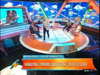 Pronto.com.ar Maradona confirmó que se casa con Oliva