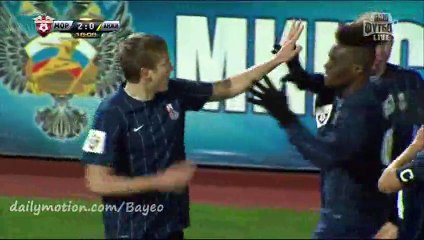 Lutsenko Goal - M. Saransk 2-0 Anzhi - 06-11-2015