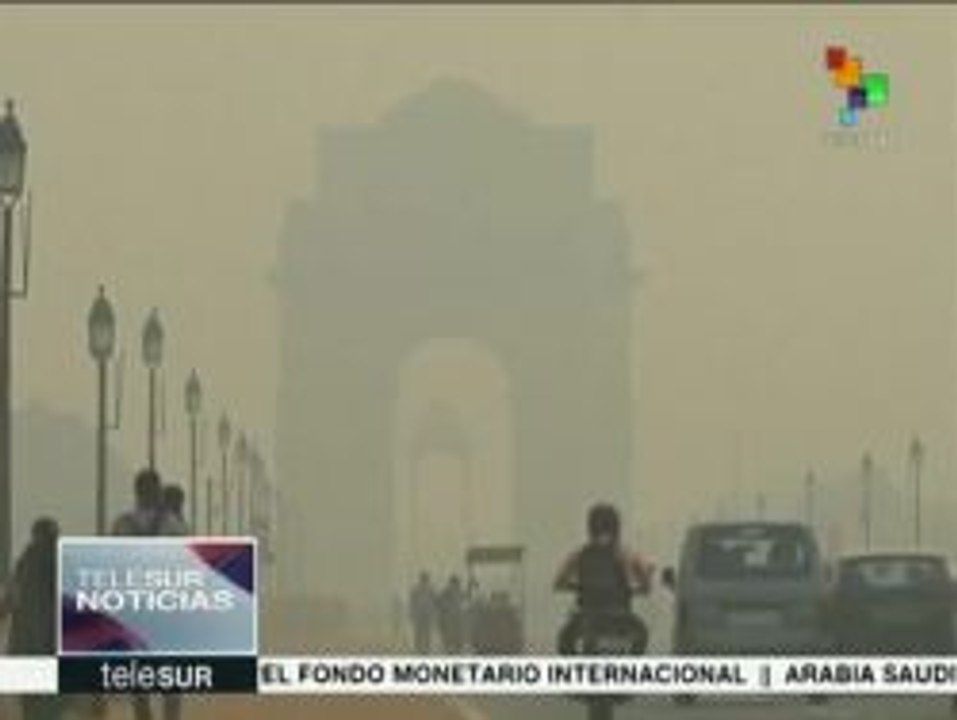 India: contaminación en Nueva Delhi alcanza niv...