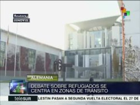 Funcionarios alemanes debaten sobre solución a crisis de refugiados